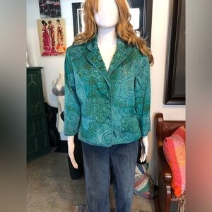 Women's Teal Paisley Jacket
Brand: Versailles
Size 14